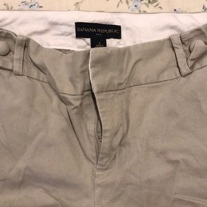Banana republic khaki shorts